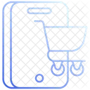 Mobile Shopping Icon