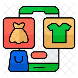 Mobile shopping  Icon