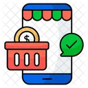 Mobile Shopping Smartphone Shopping Phone Shopping Icon