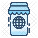 Online Shopping Digital Transactions Internet Retail Icon
