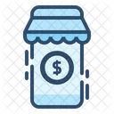 Online Shopping Digital Transactions Internet Retail Icon
