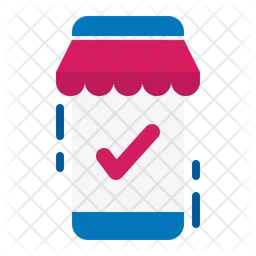 Mobile Shopping  Icon