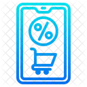 Mobile Shopping Cart Mobile Phone Icon