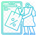 Mobile Shopping  Icon
