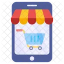 Mobile Shopping  Icon