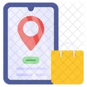 Mobile Shopping Location  Icon