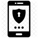 Mobile Sicherheit Mobiler Schutz Antivirensoftware Symbol