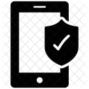 Geprufte Sicherheit Mobile Sicherheit Telefonschutz Symbol