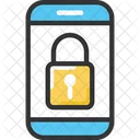 Mobile Sicherheitv Mobile Sicherheit Sicheres Smartphone Icon