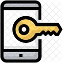 Handy Passwort Sicherheit Icon