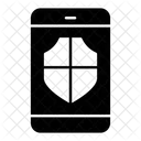 Mobile Sicherheit Mobiler Schutz Sicheres Handy Symbol