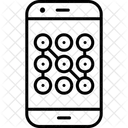 Mobile Sicherheit Muster Passwort Icon