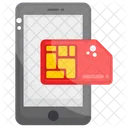 Mobile Sim Card  Icon