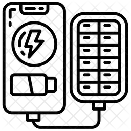 Mobile solar charging  Icon