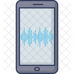 Mobile Sound Wave  Icon