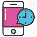 Mobile Speaking Clock Icon