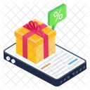 Mcommerce Online Shopping Mobile Special Offer Icon