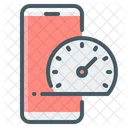 Mobile Speed Online Speed Speedometer Icon