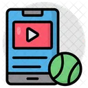 Mobile Sports Video Video Streaming Play Video Icon