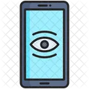 Mobile Spyware Cyber Security Icon