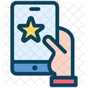 Mobile Star Rating  Icon