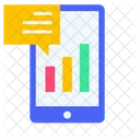 Mobile Statistic Statistics Graph Icon