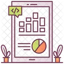 Mobile Statistics Icon