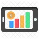 Mobile Analytics Mobile Statistiken Mobile Daten Symbol