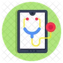 Mobile Stethoscope Medical Apparatus Fetoscope Icon