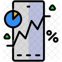 Mobile Stock Stock Chart Icon