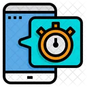 Mobile Stopwatch  Icon