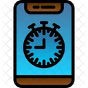 Mobile Stopwatch Icon