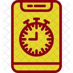 Mobile Stopwatch  Icon