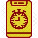 Mobile Stopwatch Clock Hour Icon