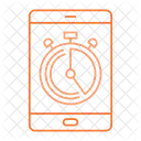 Mobile Timer Stopwatch Icon