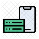 Mobile Server Storage Icon
