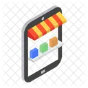 Online Order Mobile Shop Mobile Store Icon