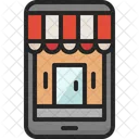 Mobile Store Business Website Icon