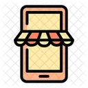 Mobile Store Shop Online Shopping Icon