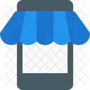 Mobile Store Shopping Icon