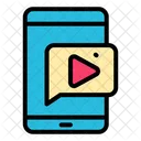 Mobile Streaming Mobile Video Online Video Icon