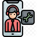Mobile Support Customer Icon