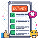 Mobile Survey Online Survey Survey List Icon
