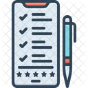 Mobile Survey Mobile Survey Icon