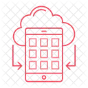Cloud Mobile Phone Icon