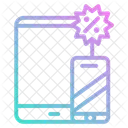 Mobile Tablet Sale  Icon