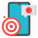 Mobile Target Mobile Aim Mobile Goal Icon