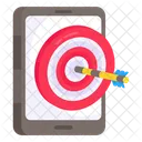 Mobile Target Mobile Goal Mobile Aim Icon