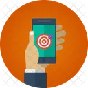 Mobile Target Reach Icon
