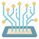 Mobile Technology Circuit Icon